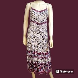 ARNHEM Rare Coquette Spaghetti Strap Dahlia Floral Slip Sun Dress
